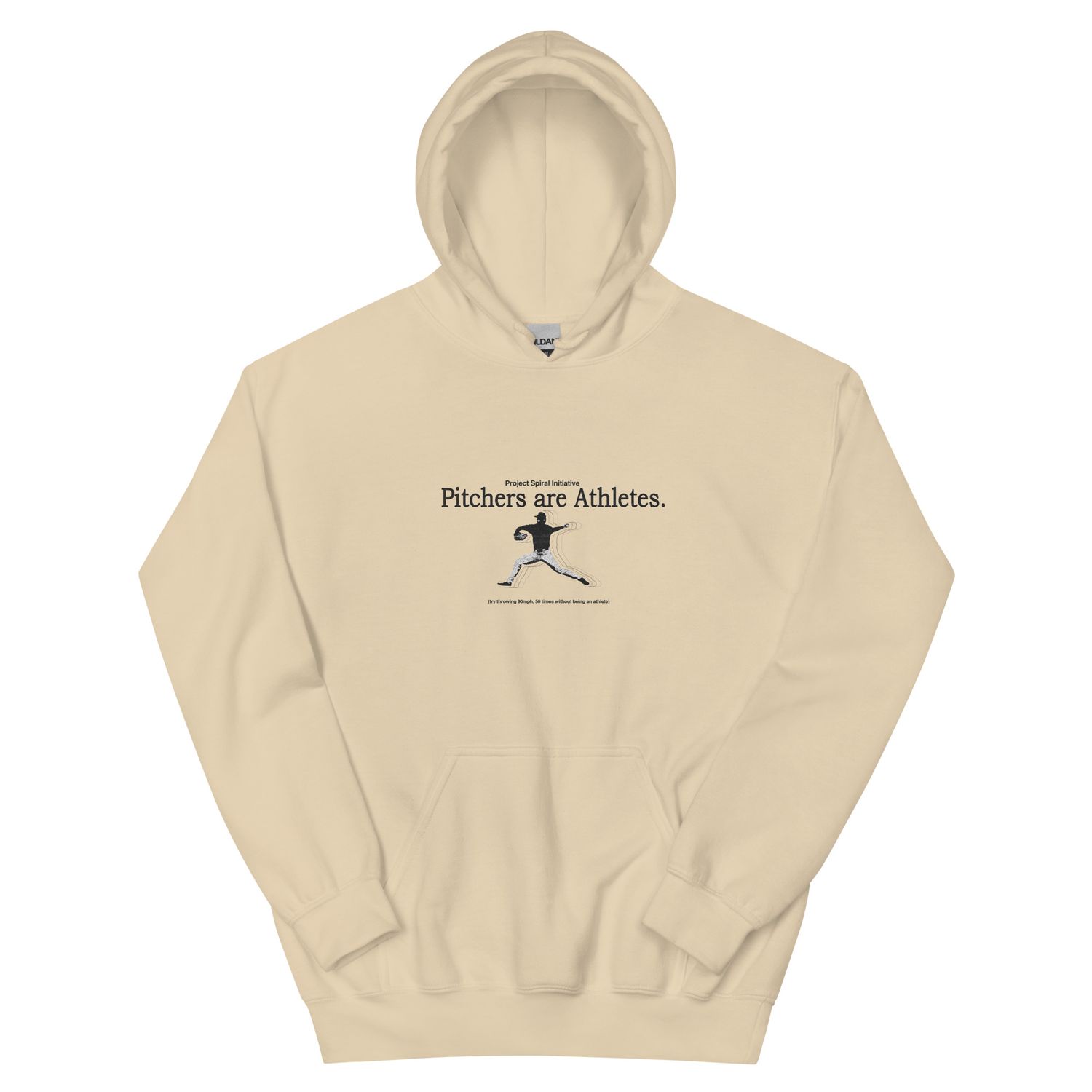 pitchers are athletes v2. hoodie