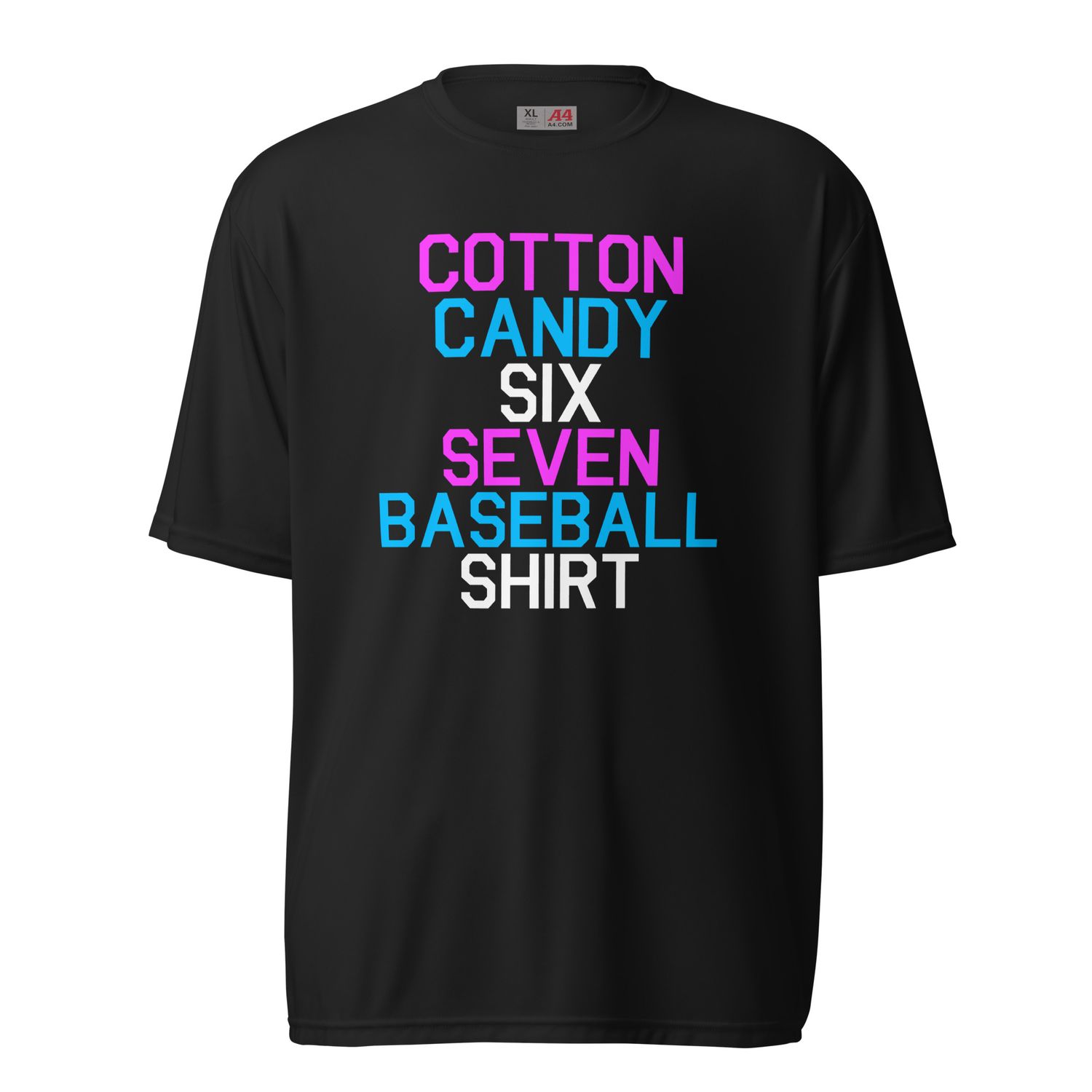 cotton candy six seven baseball shirt