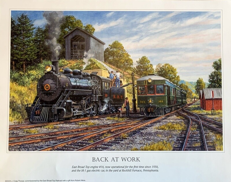 &quot;Back At Work&quot; - Art Print