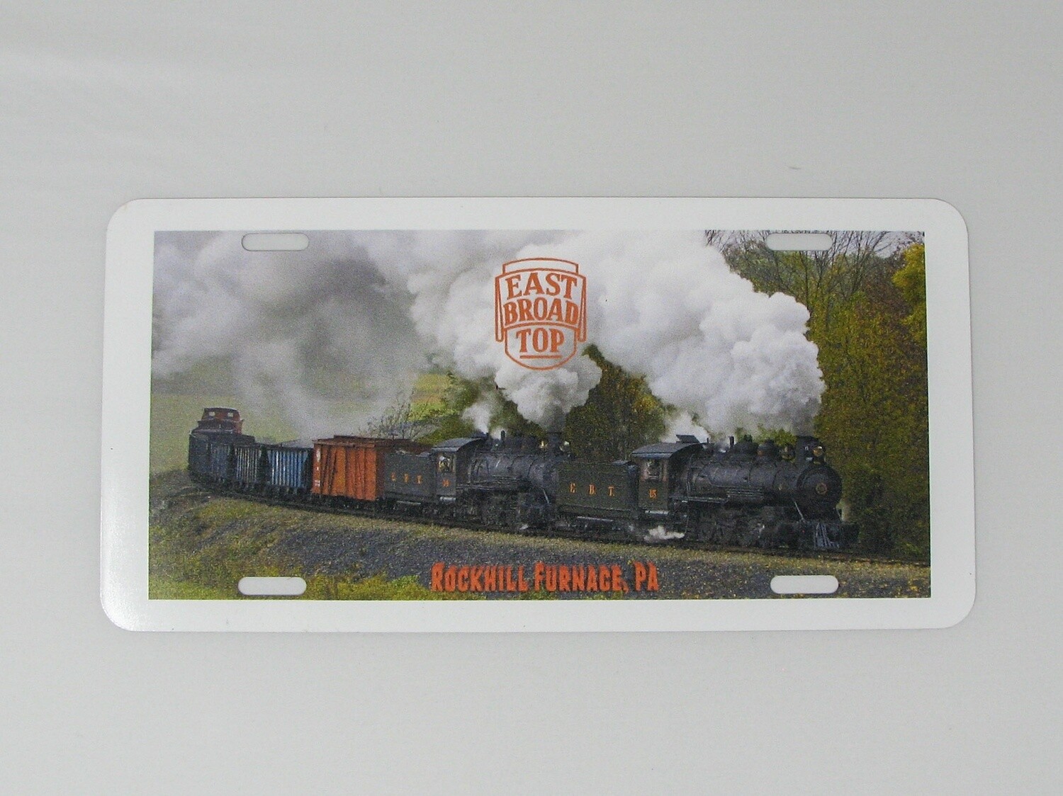 Coal Train License Plate