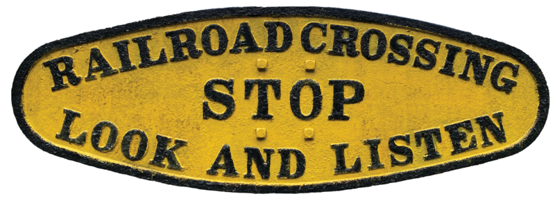 EBT Crossing Sign Magnet