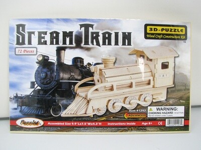 Steam Train 3D Wood Puzzle