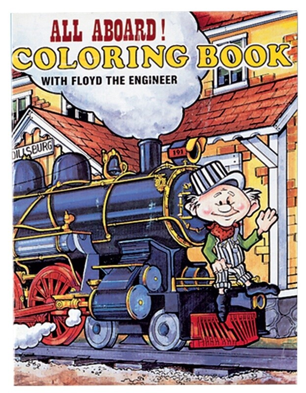 All Aboard! Coloring Book with Floyd The Engineer