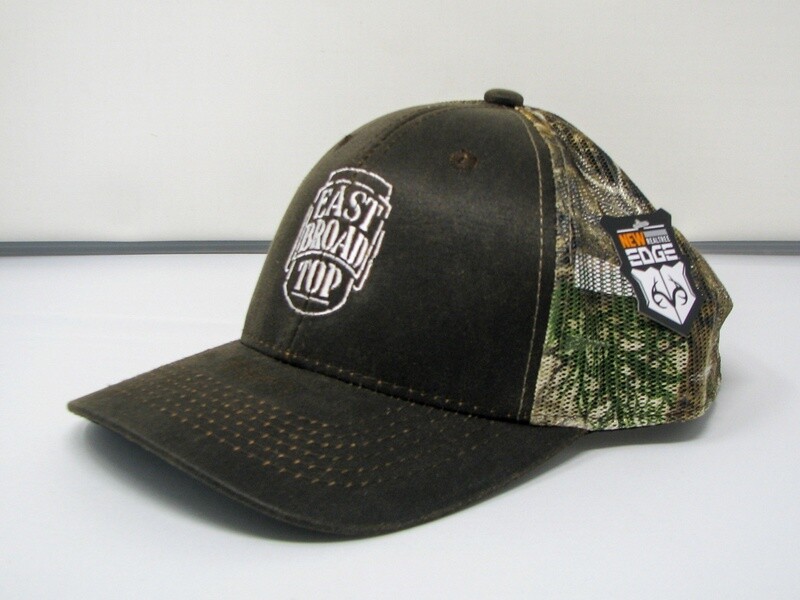 Camo Trucker Hat with EBT Logo
