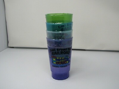Kids Train Cups - Pack of 4