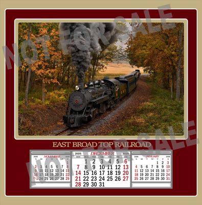 EBT - Grif Teller (PRR) Style 2025 Calendar