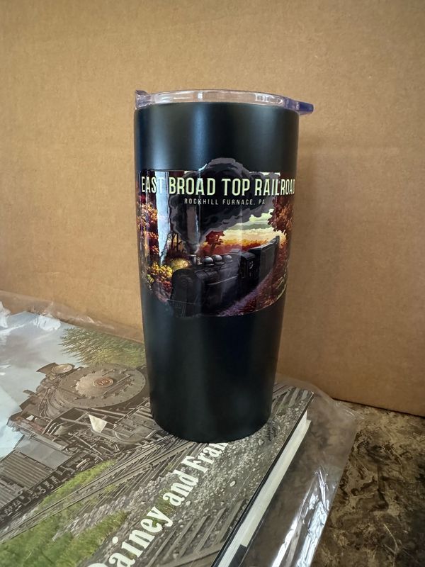 20 oz Trek Tumbler, Style: Black - Steam In The Fall