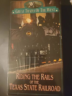 Riding The Rails of the Texas State Railroad VHS (Great Trains of the West)