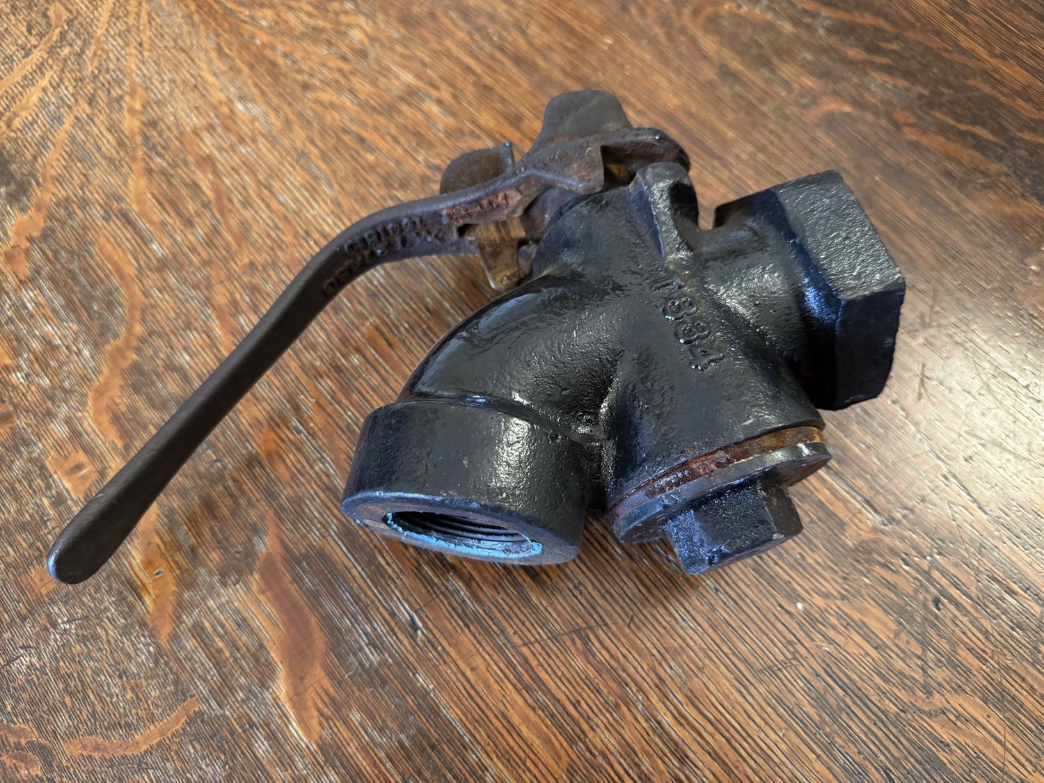 Angle Cock from Tender of Steam Locomotive #16
