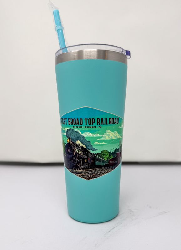 Rolling Through The Yard - 22 oz Sip Tumbler with Straw