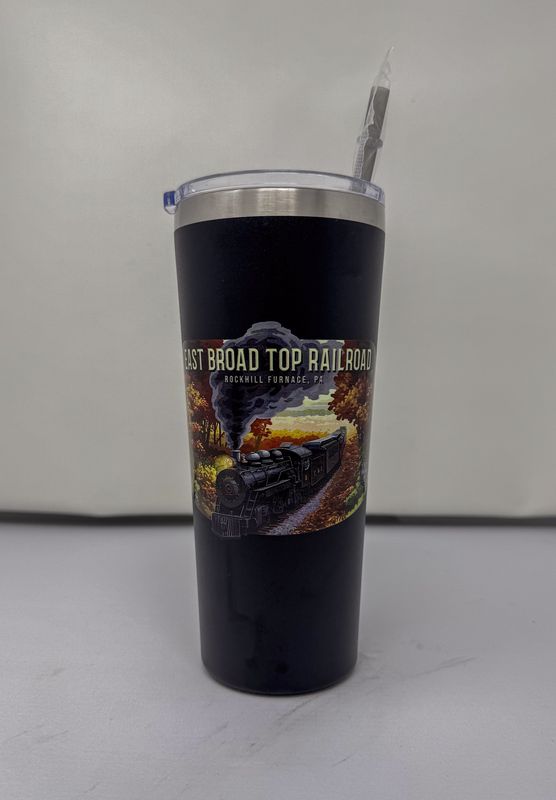 Steam In The Fall - 22 oz Sip Tumbler with Straw