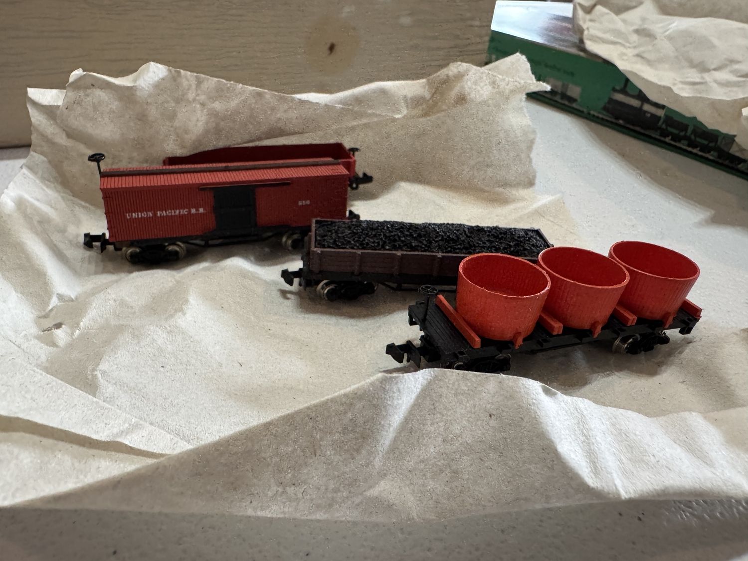 Collection of 4 HOn3 Union Pacific RR Cars