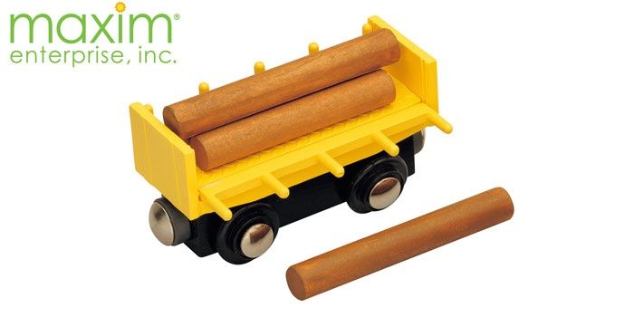Log Car with Removable Logs