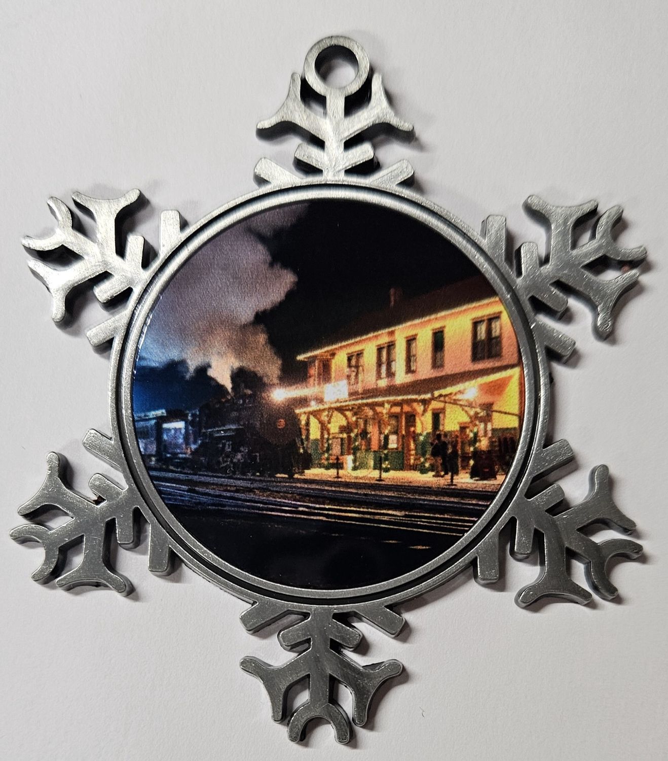 2025 Pewter Snowflake Christmas Ornament