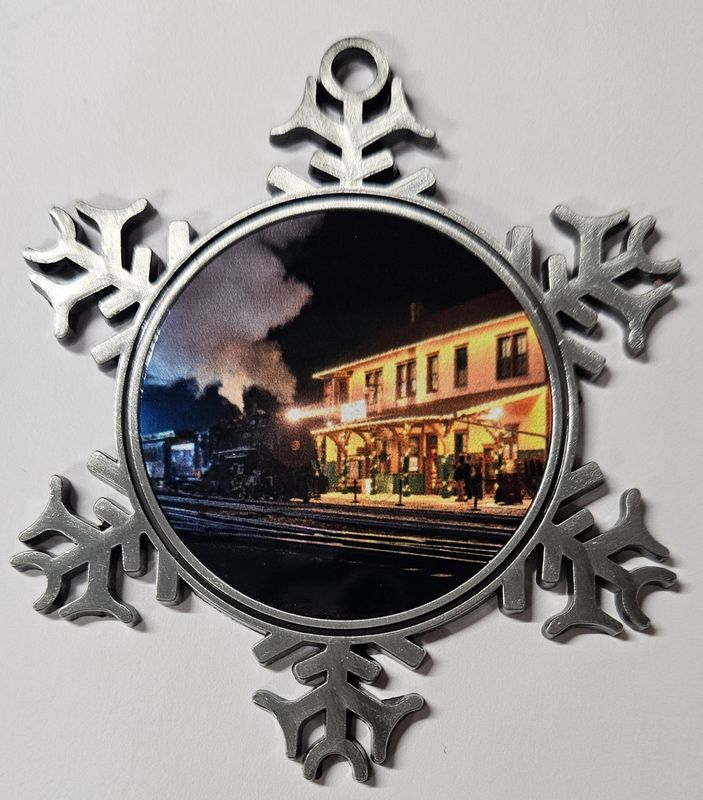 2025 Pewter Snowflake Christmas Ornament