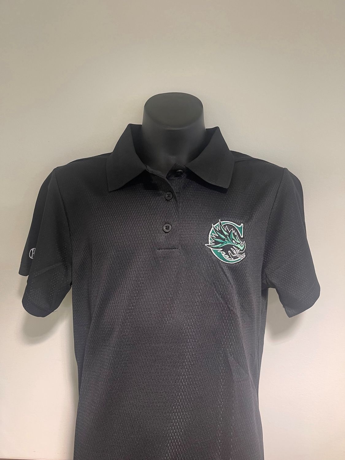 HOLLOWAY LADIES BLACK COLLARED POLO