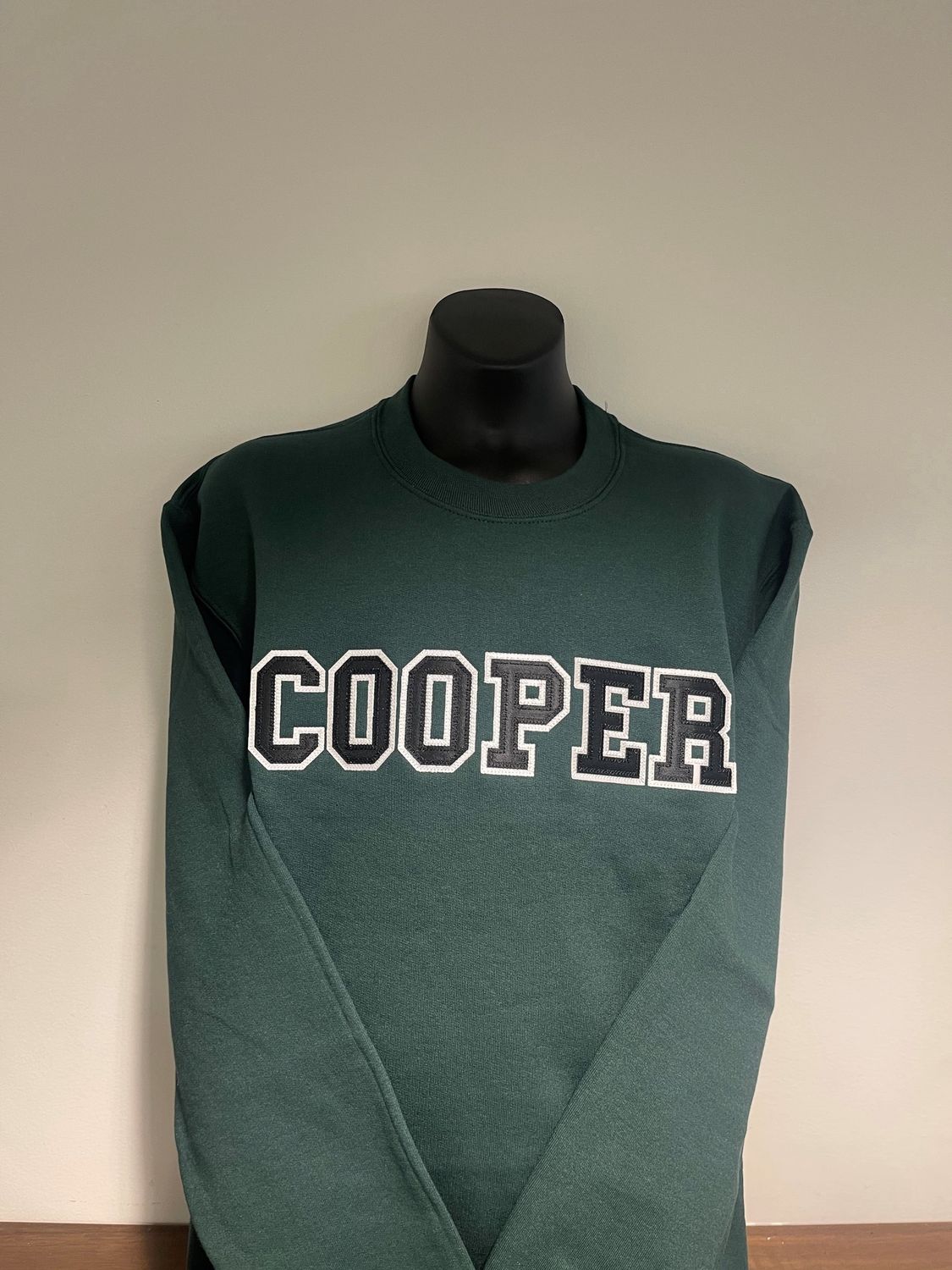 College Applique Crewneck Sweatshirt - YOUTH