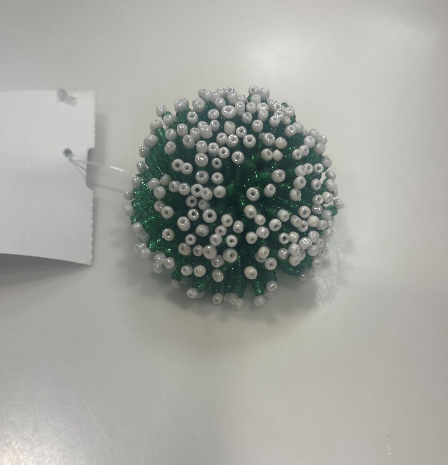 Pom-Pom Beaded Ring
