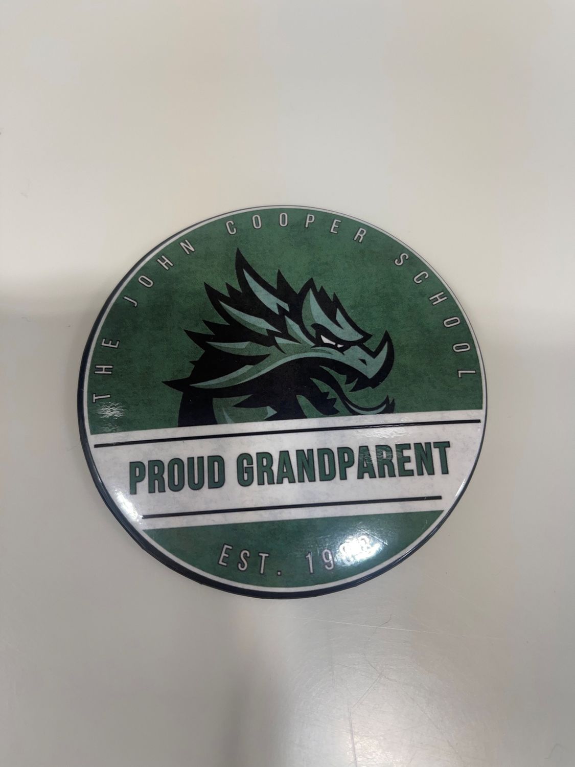 Cooper Dragon Proud Grandparent Button/ Pin