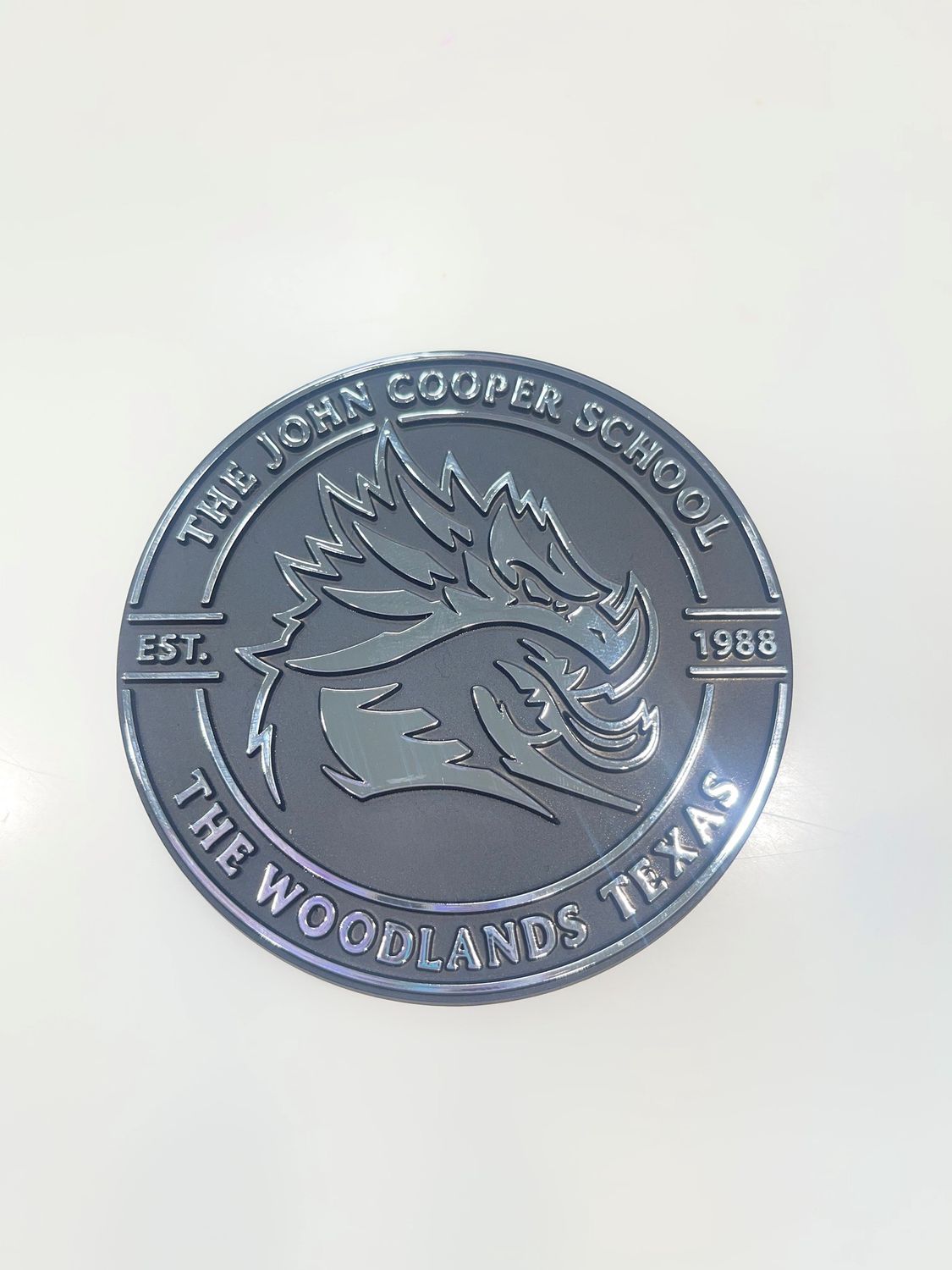 Dragon Chrome Car Emblem