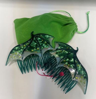 Green Dragon Wing Comb Set