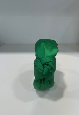Satin Green Knot Headband