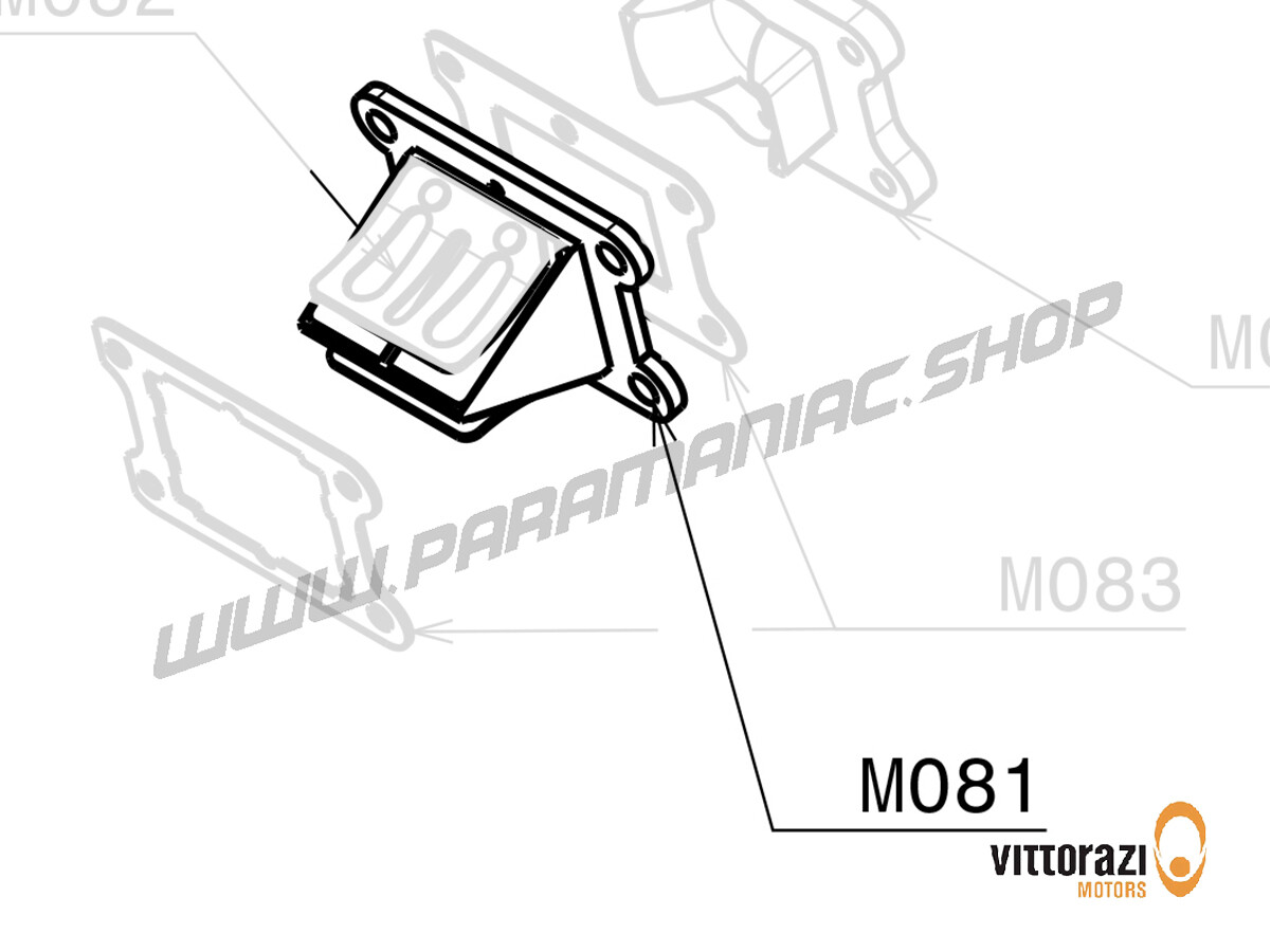 M081 - Lamellenventil komplett mit Dichtungen (Externer Impulskreis)  - Moster185 Classic