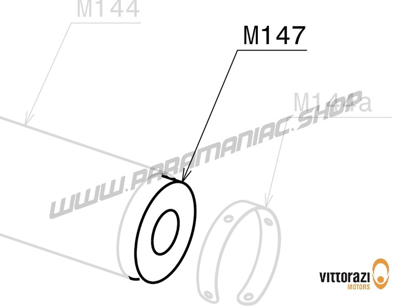 M147 - Geräuschabsorbierendes Material mit Nieten - Moster185 Classic