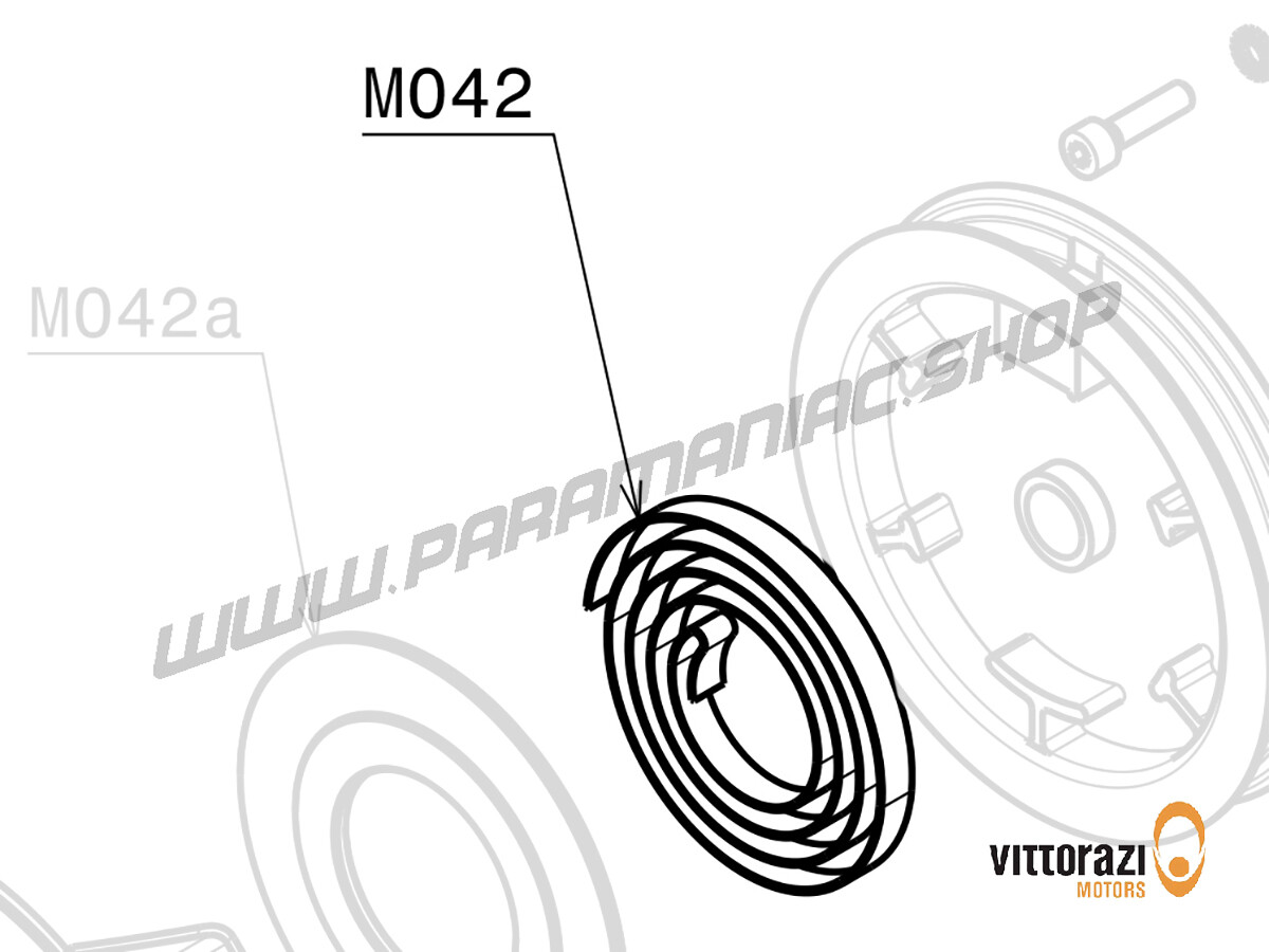 M042 - Rückspiralfeder - Moster185 Classic
