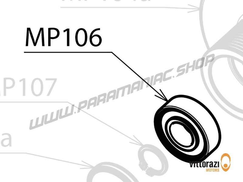 MP106 - Kugellager 35/15/11 mm - 2Z und Kugellager 35/15/11 mm - 2HRS - Moster185 Plus