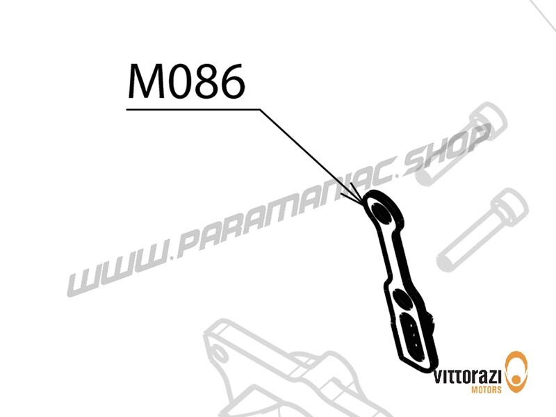 M086 - Inox-Halterung für Gaszug - Moster185 Plus