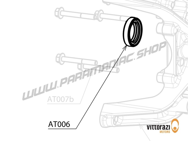 Vittorazi Atom 80 - AT006 - Wellendichtring Viton 20/30/7 mm (2er-Satz)