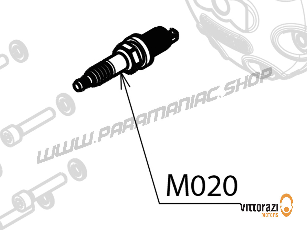  Vittorazi Cosmos 300 - M020 - Zündkerze NGK BR9ES 