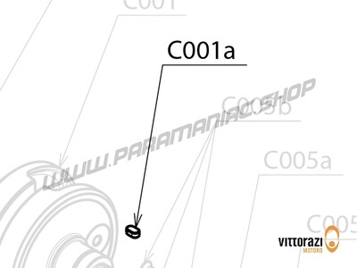 C001a - Schlüssellochzapfen 6 x 4,0 mm (Satz mit 5 Stück) - Cosmos300