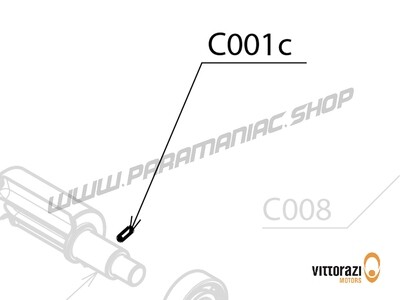 C001c - Bolzen 3 x 10 mm (Satz von 5) - Cosmos300