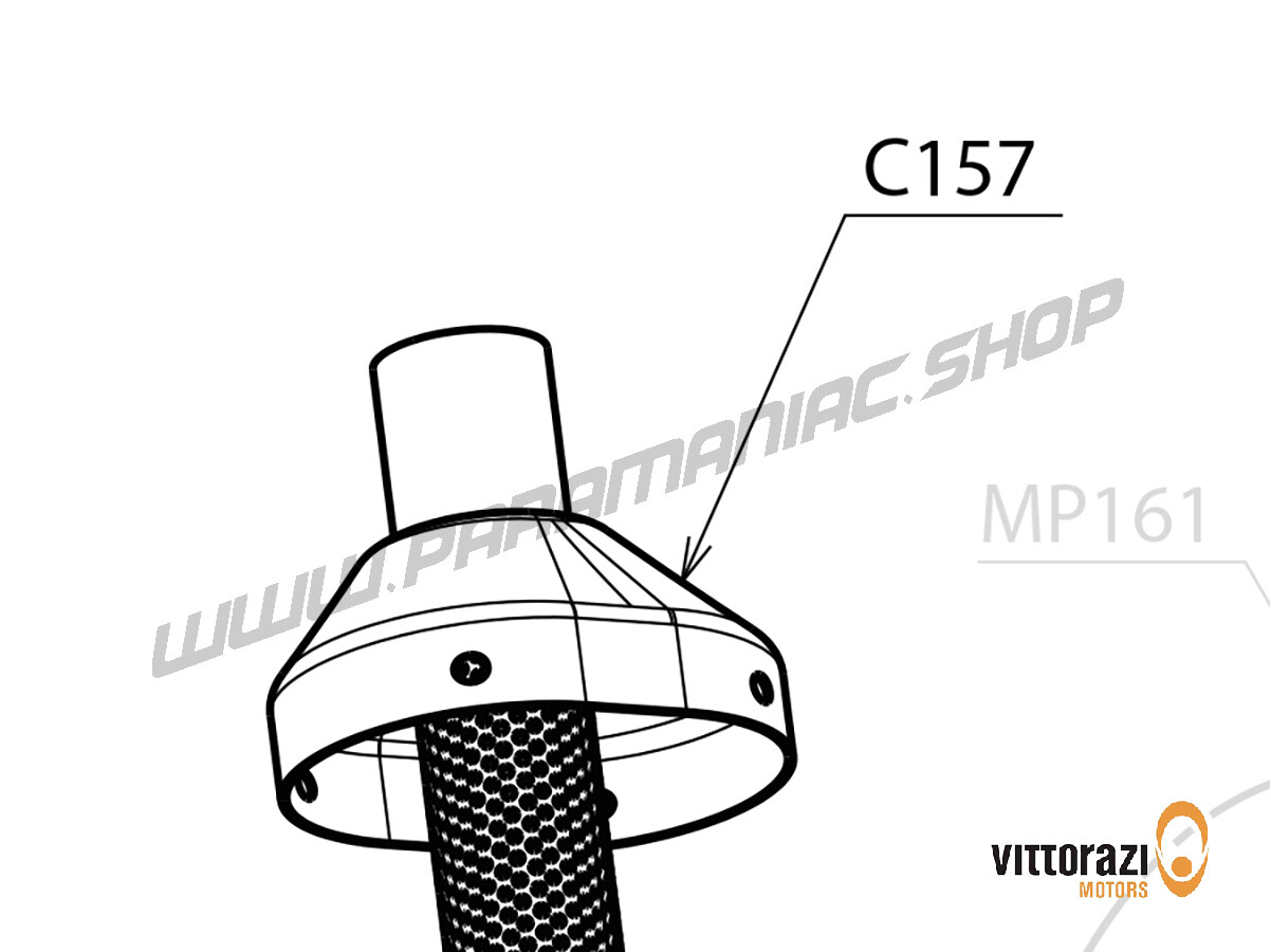 C157 - Innerer Aufbau des Schalldämpfers - Cosmos300