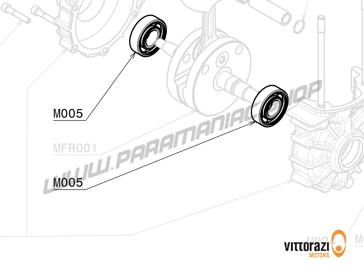 M005 - Lager 47/20/14 mm - C3 (Satz mit 2 Stück) - Moster185 Factory