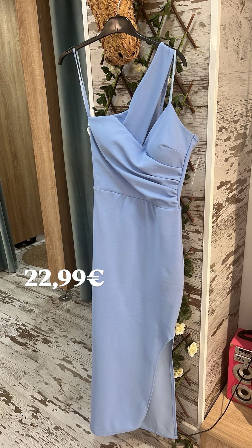 Vestido celeste