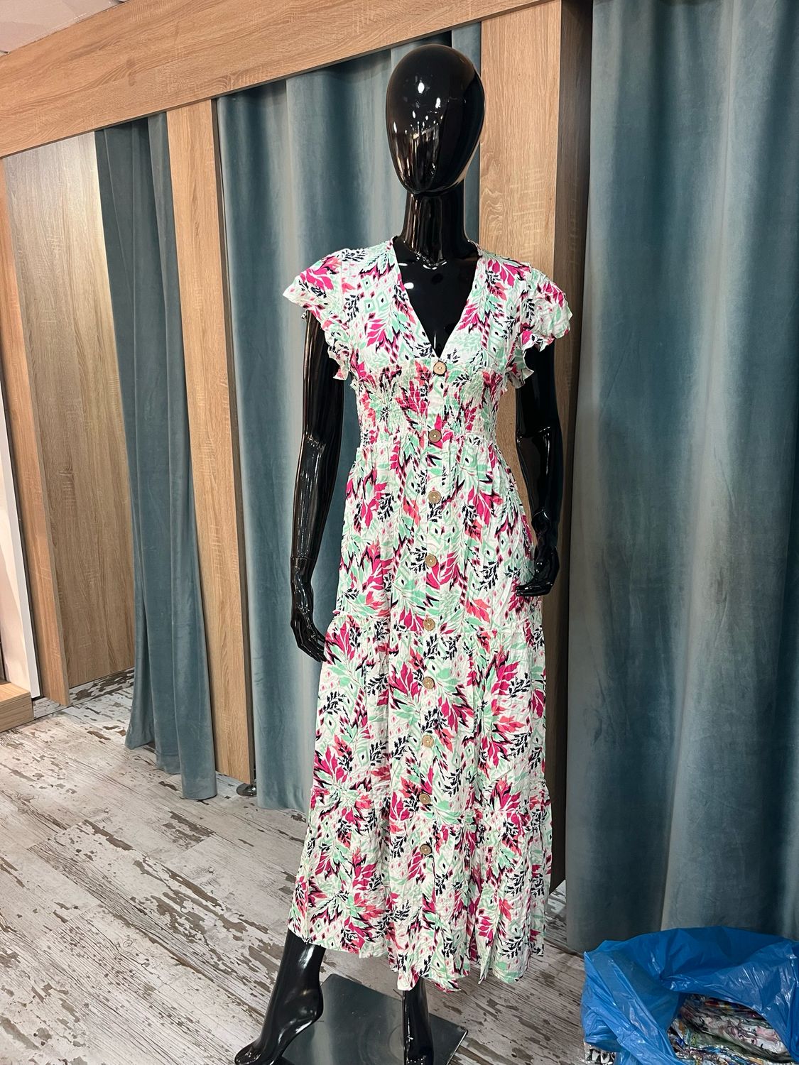 Vestido botones