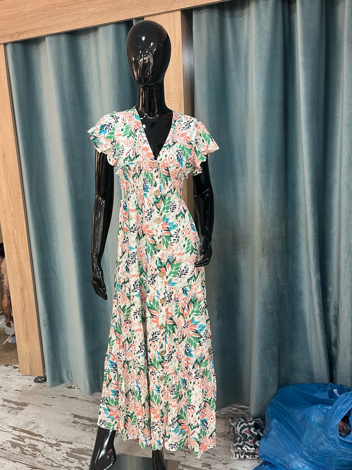 Vestido botones