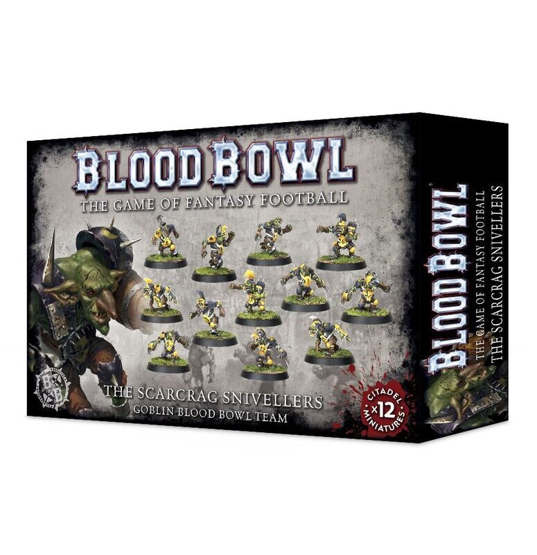 BLOOD BOWL - GOBLIN TEAM: SCARCRAG SNIVELLERS