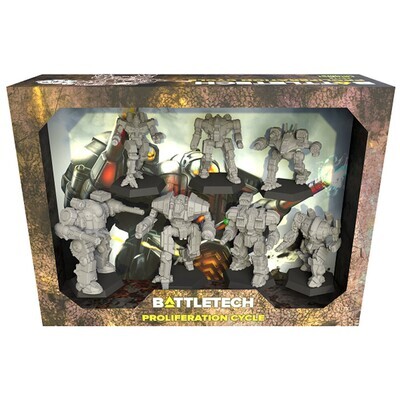 BATTLETECH MINIATURE FORCE PACK PROLIFERATION CYCLE BOXED SET