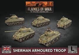 SHERMAN ARMOURED TROOP