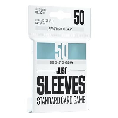 JUST SLEEVES - STANDARD CARD GAME CLEAR