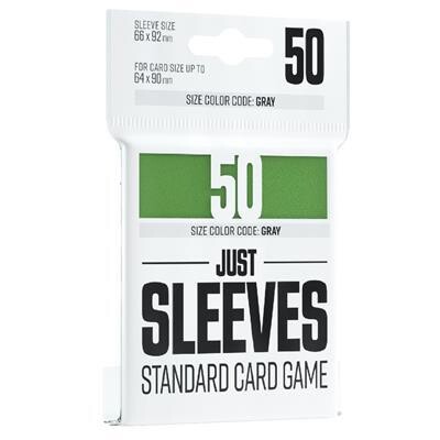 JUST SLEEVES - STANDARD CARD GAME GREEN