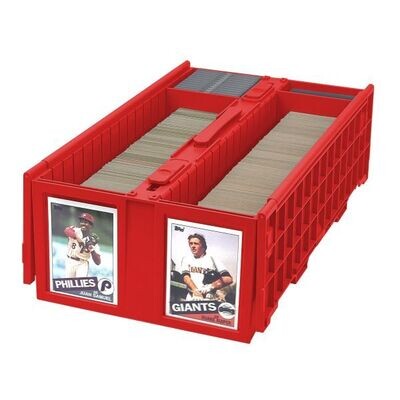 BCW: COLLECTIBLE CARD BIN - 1600 - RED