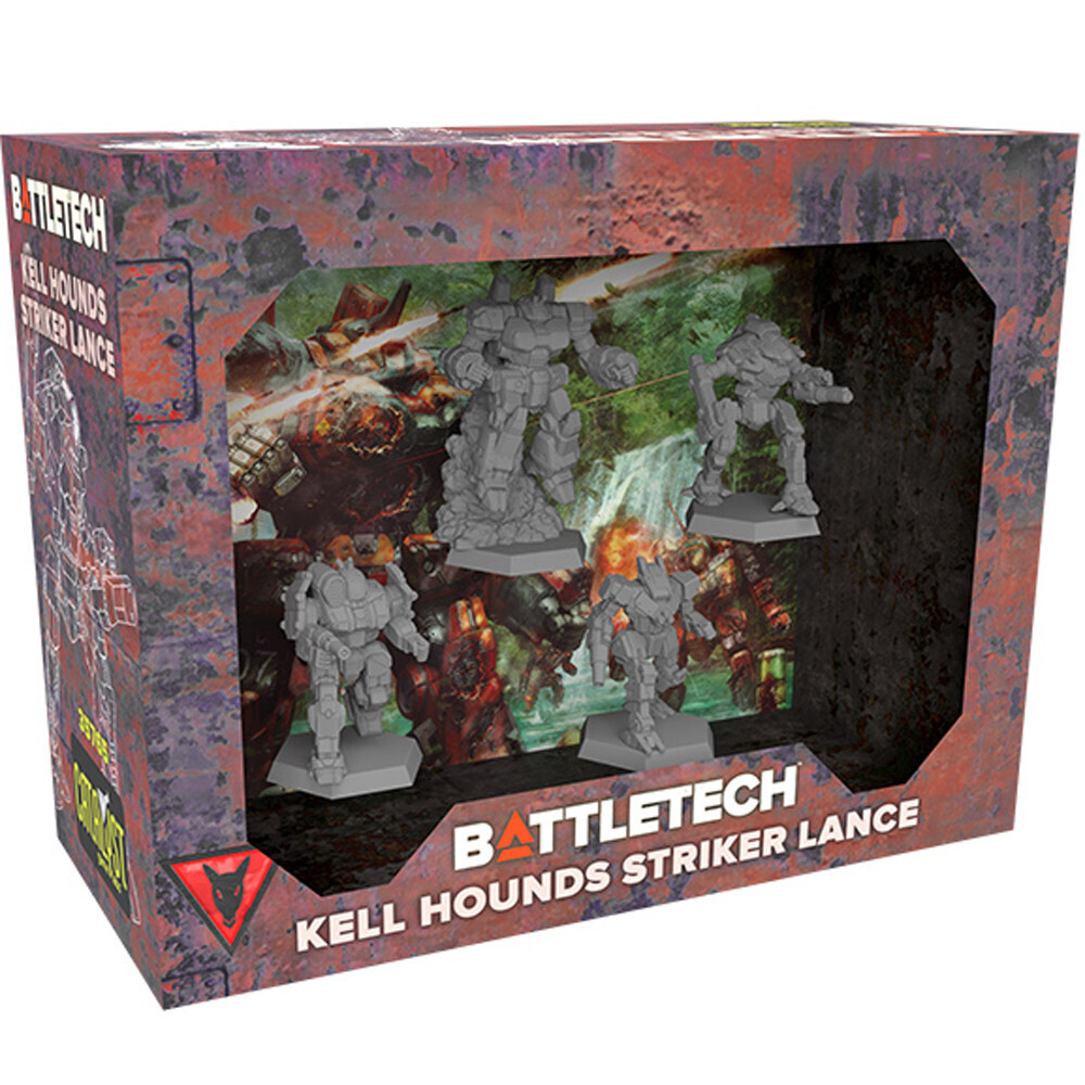 BATTLETECH MINIATURE FORCE PACK KELL HOUNDS STRIKER LANCE