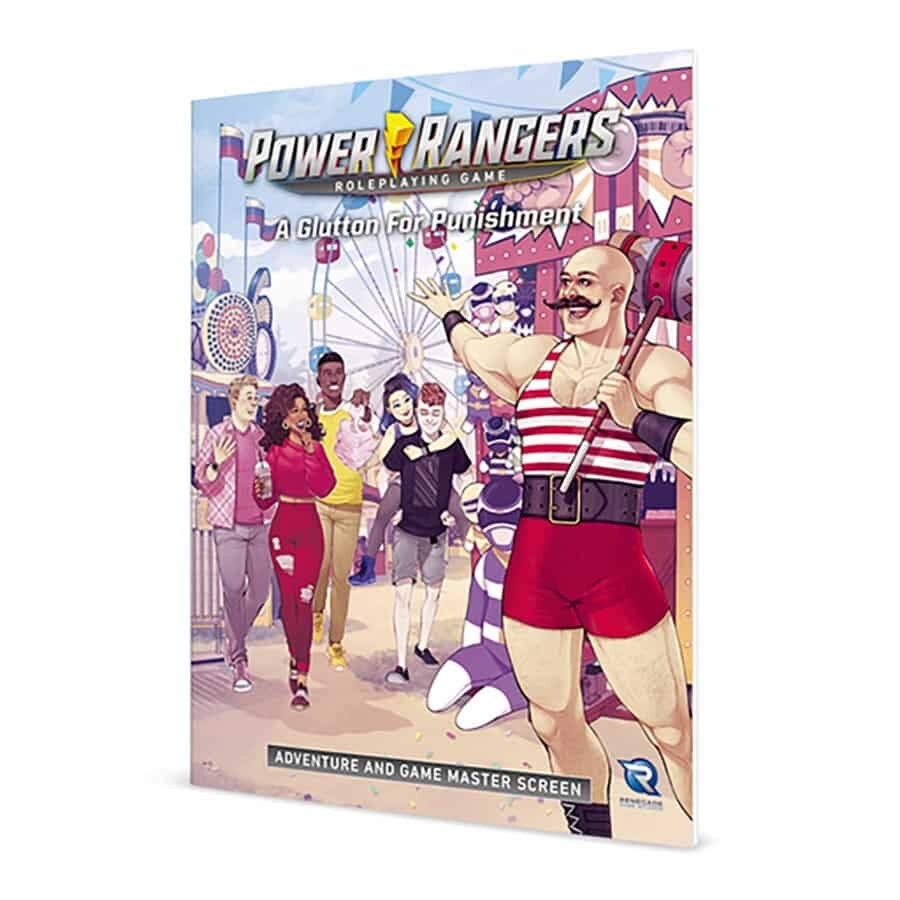 POWER RANGERS: RPG - A GLUTTON FOR PUNISHMENT ADVENTURE BOOK & GM SCREEN