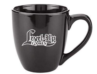 LEVEL UP GAMES MUG - BLACK - 2023