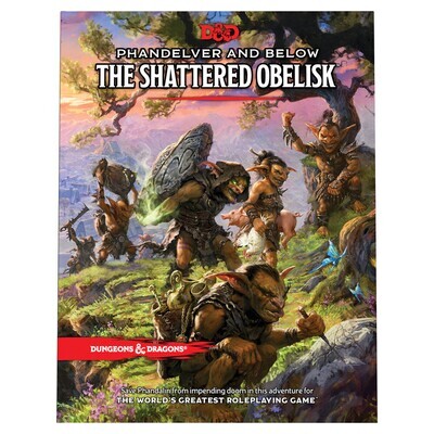 D&D: PHANDELVER AND BELOW: THE SHATTERED OBELISK (STANDARD COVER)